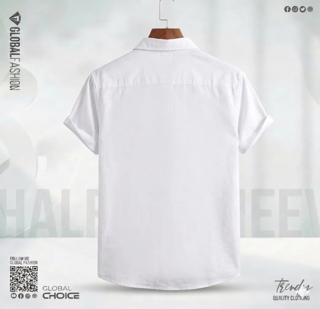 Remi Cotton Premium Short Sleeve Shirt - (Off white)