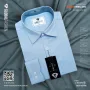 Premium Cotton Full Sleeve Formal Shirt - (Sky Blue)