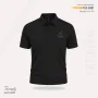 Premium Quality Half Sleeve China Mercerized Polo-shirt - (Black)