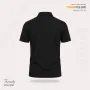 Premium Quality Half Sleeve China Mercerized Polo-shirt - (Black)