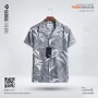 Premium Short Sleeve Cuban Collar Shirt - (Ash)