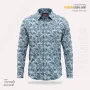 Premium Imported Cotton Full Sleeve Shirt - (Ash Blue)