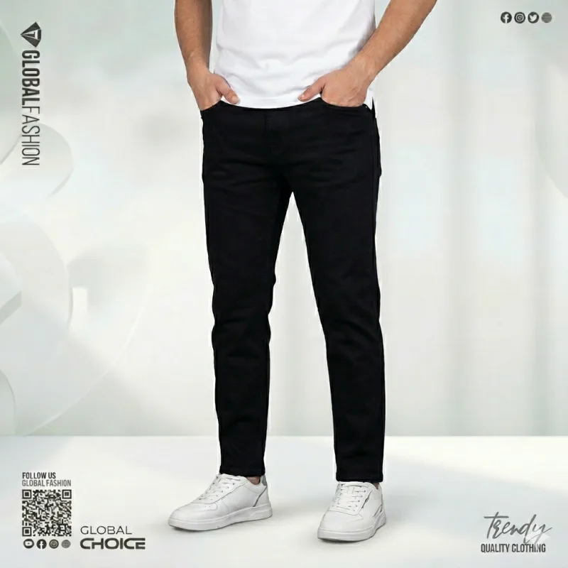 Premium Quality U.S. POLO Denim Pant - (Z-Black)